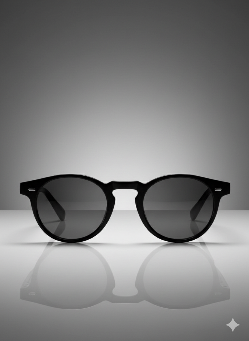 Óculos Redondos Masculinos Behaver Estilo Nerd Retrô