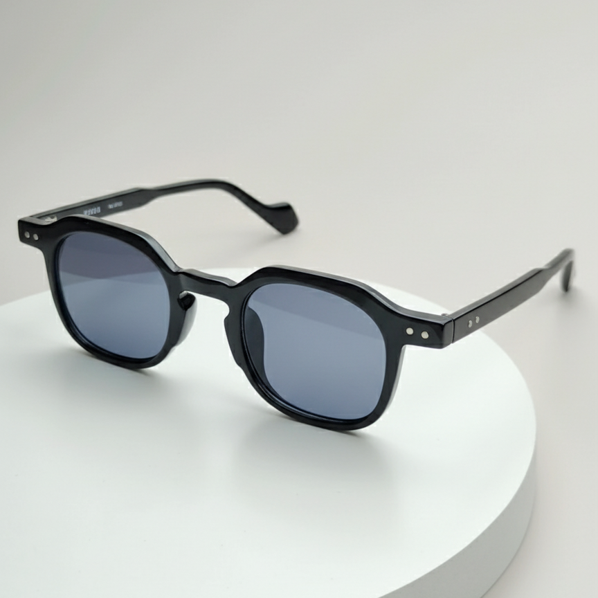 Óculos de Sol Masculino Geométrico na Moda